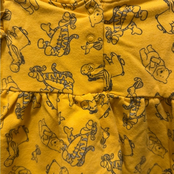 Winne The Pooh Yellow Baby Dress Size 3/6M - Picture 5 of 5